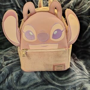 Loungefly Disney Angel Themed Backpack With Corduroy Accents